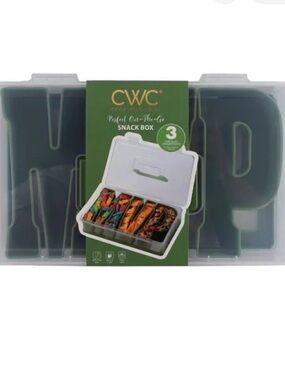 Cook With Color " MVP " Perfect On The Go Snack Box NEW Holds 84.2oz Handle NEW